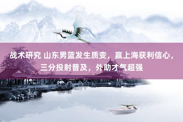 战术研究 山东男篮发生质变，赢上海获利信心，三分投射普及，外助才气超强